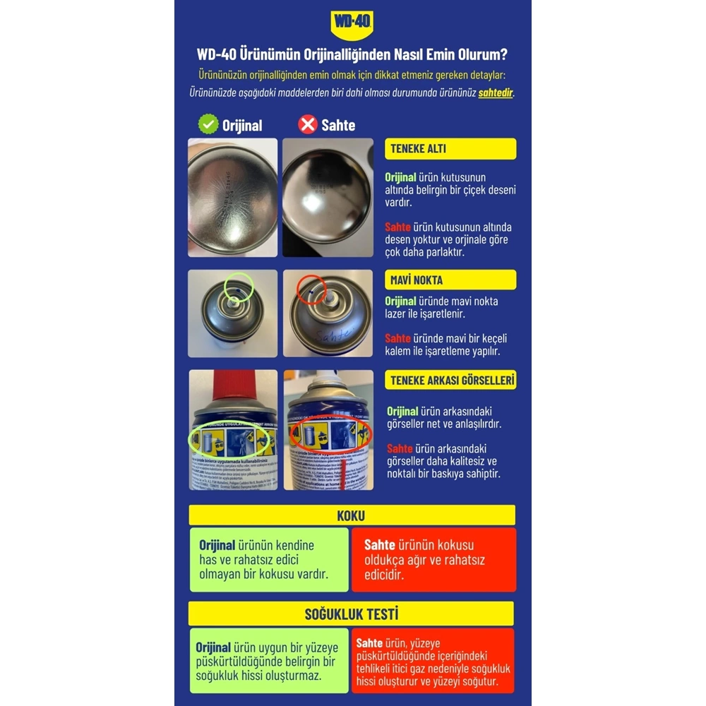 WD-40 ÇOK AMAÇLI YAĞLAYICI VE PAS SÖKÜCÜ GENEL BAKIM SPREYİ 200 ML.