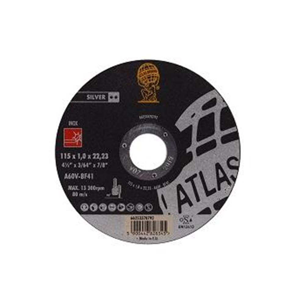 ATLAS BRONZE KESME TAŞI İNOX 115*1,0*23