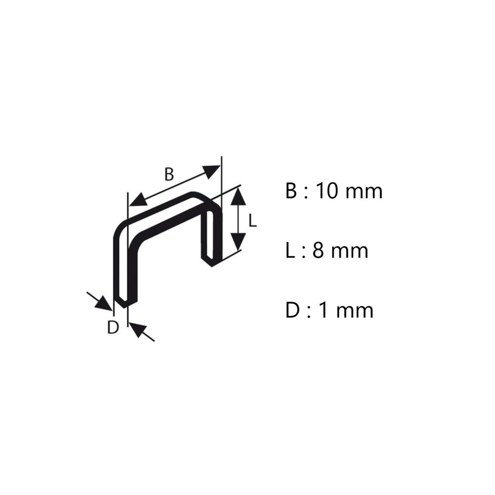 YEDEK ZIMBA TELİ TYPE 53 3-8MM NO.3 1000 AD.