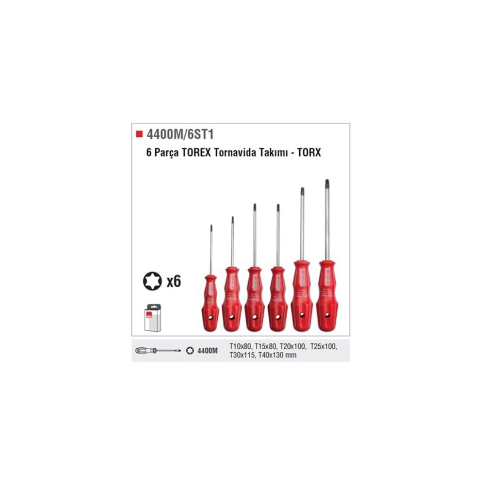 TORX UÇLU TONAVİDA TAKIMI 4400M/6ST1 CF