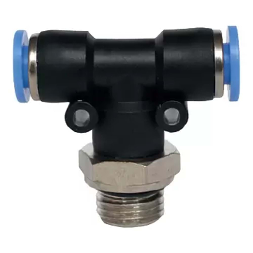 PNOMATİK ORTA BACAK T G 1/4''-8MM PB 08-02 - EPB08-G02