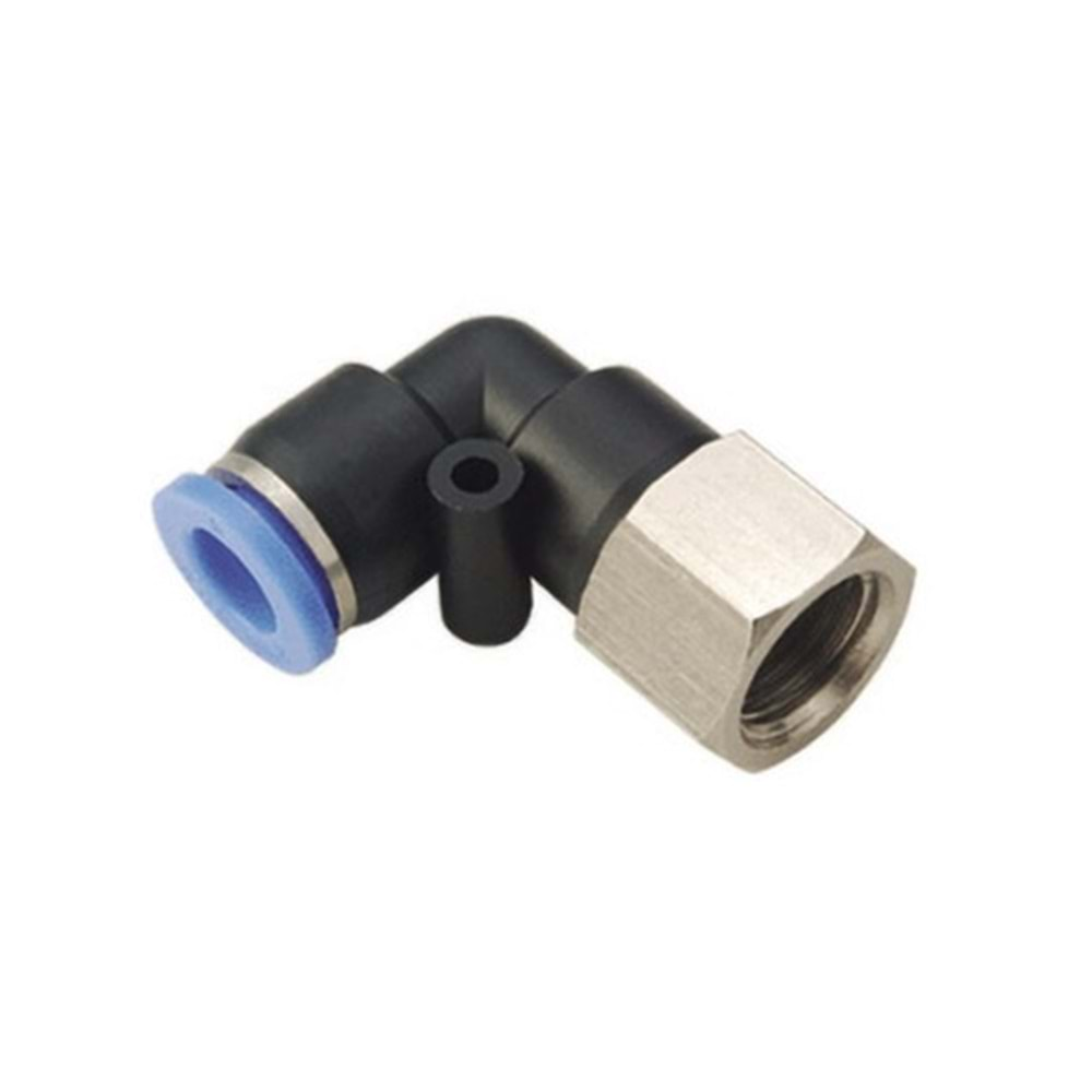 PNOMATİK DİŞİ DİRSEK G 1/4''-6MM PLF 06-02