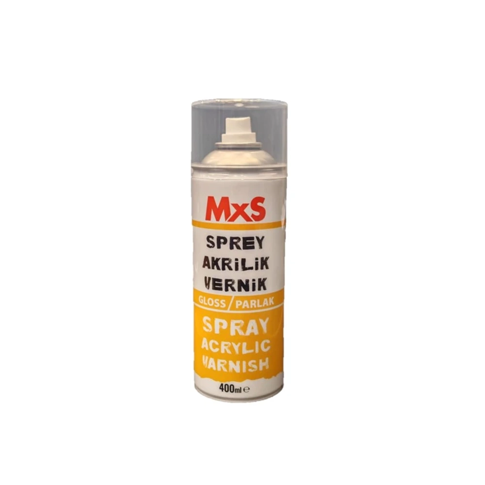 ŞEFFAF SPREY PARLAK VERNİK 400ML. MXS