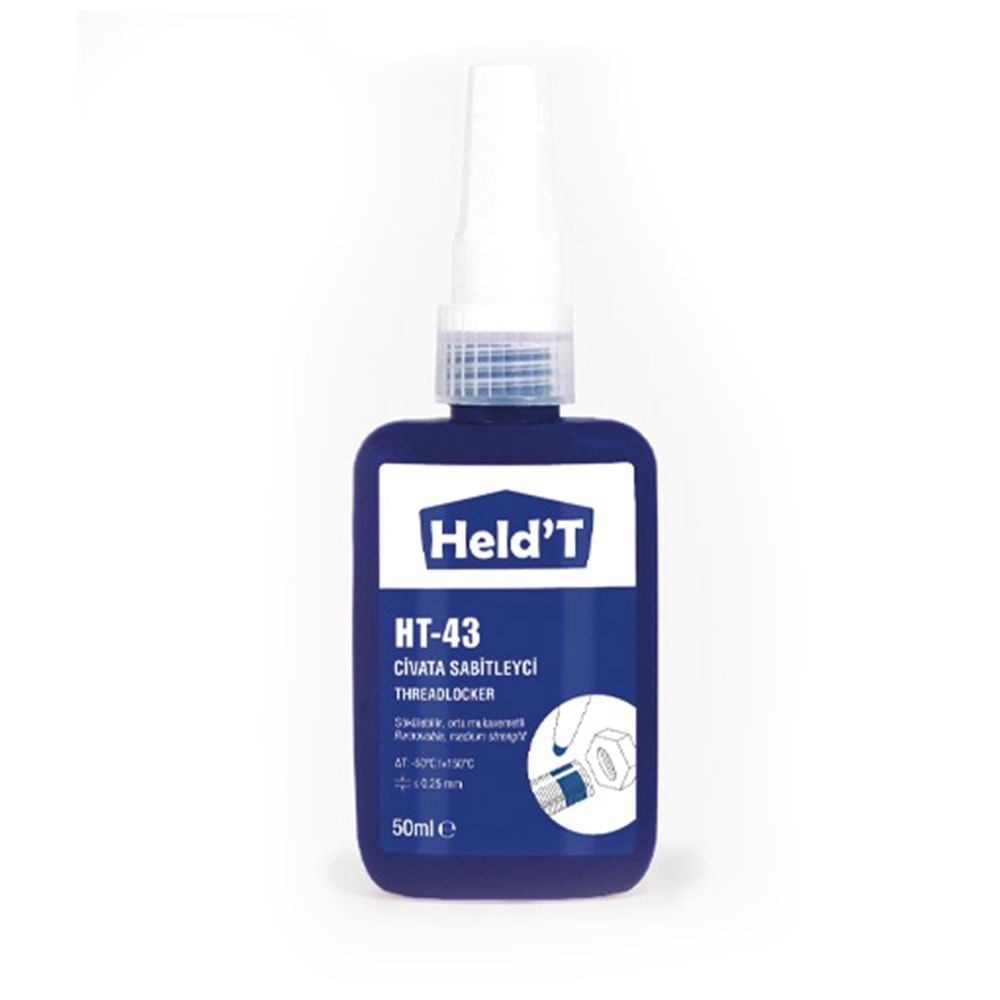 HELDT HT43 / 50ML CİVATA SABİTLEYİCİ ORTA DERECE