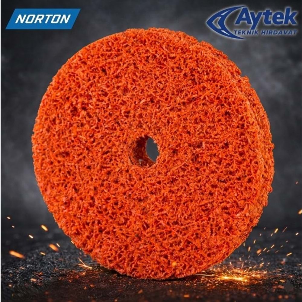 NORTON BOYA KAZIYICI PAS GİDERİCİ DİSK TURUNCU 100MM