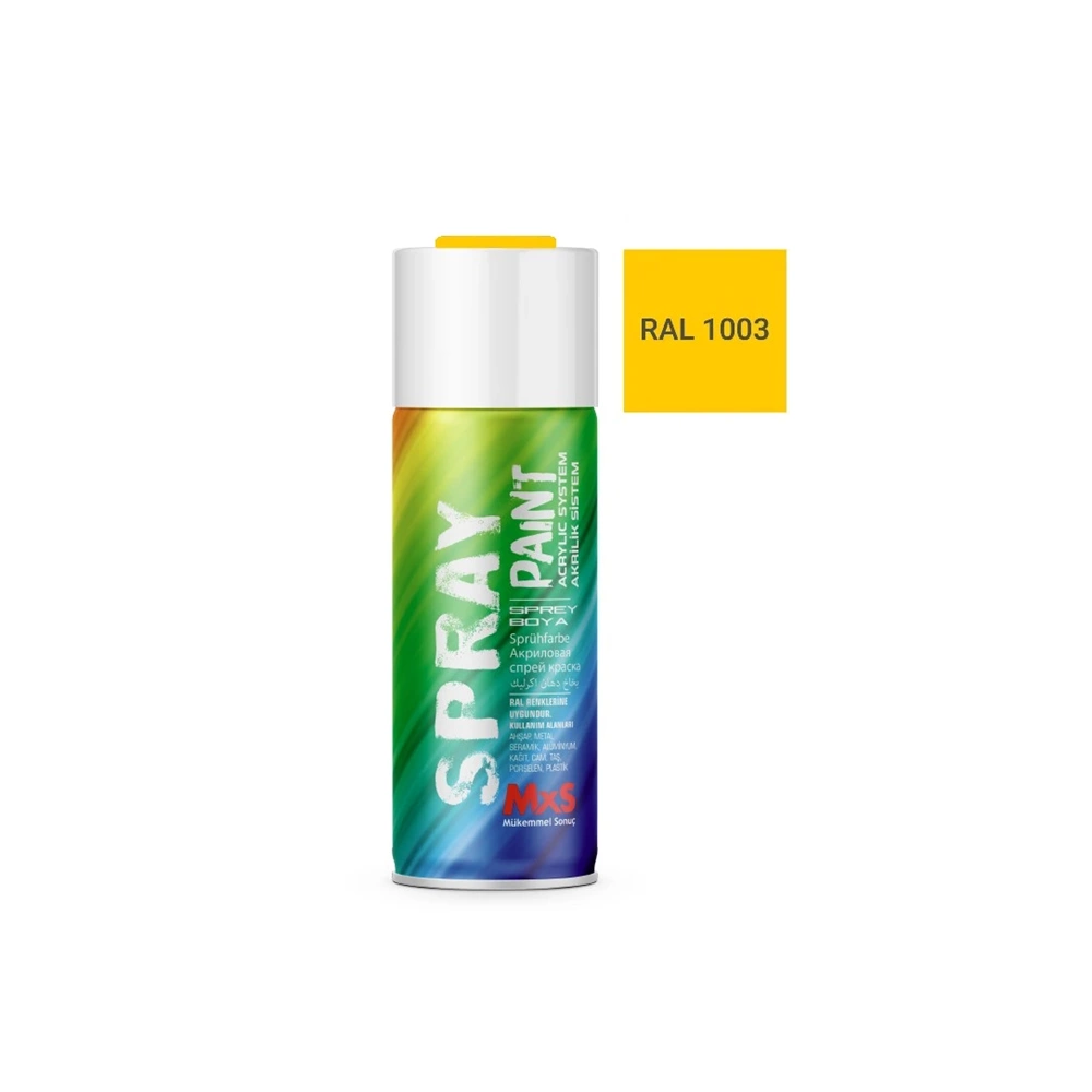 SPREY BOYA SİNYAL SARI RAL 1003 400ML. MXS