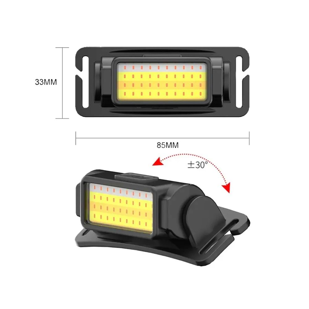 WATTON ŞARJLI LED KAFA LAMBASI WT-650