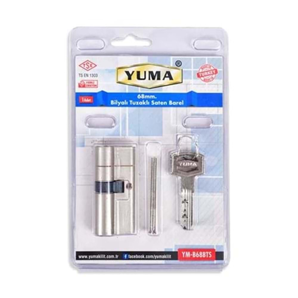 BİLYALI TUZALI SATEN BAREL 68MM YUMA