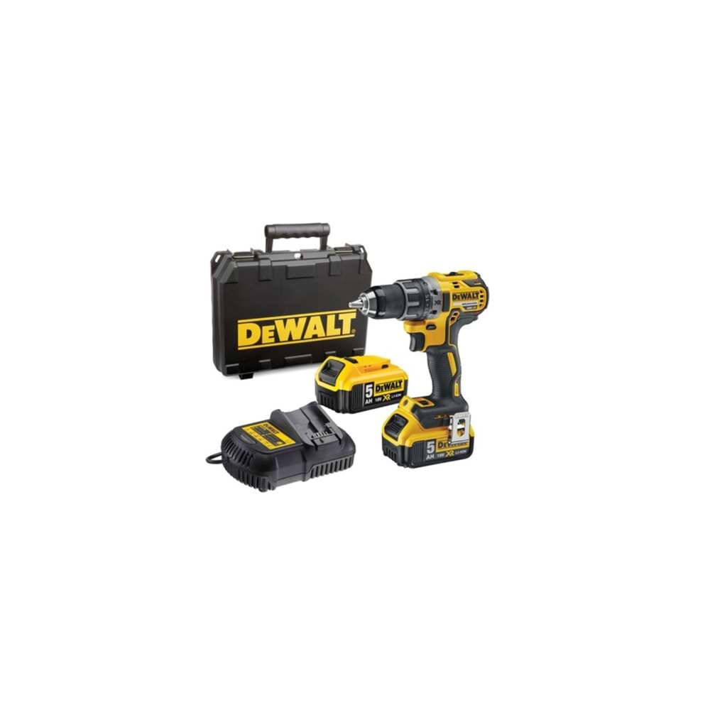 DEWALT ŞARJLI DARBESİZ KÖMÜRSÜZ VİDALAMA 18V 5AH DCD791 P2