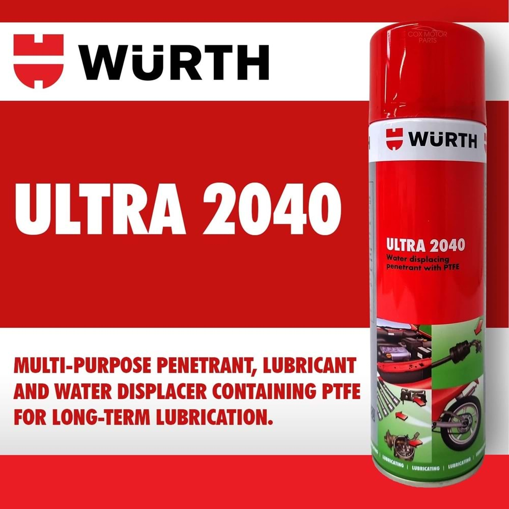 WÜRTH ULTRA 2040 ÇOK AMAÇLI SPREY 500ML.