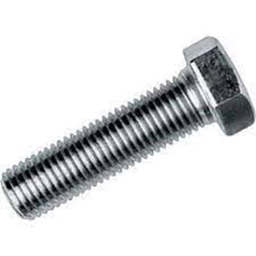ALTI KÖŞE CİVATA 8.8 BEYAZ M16*55 DIN 933