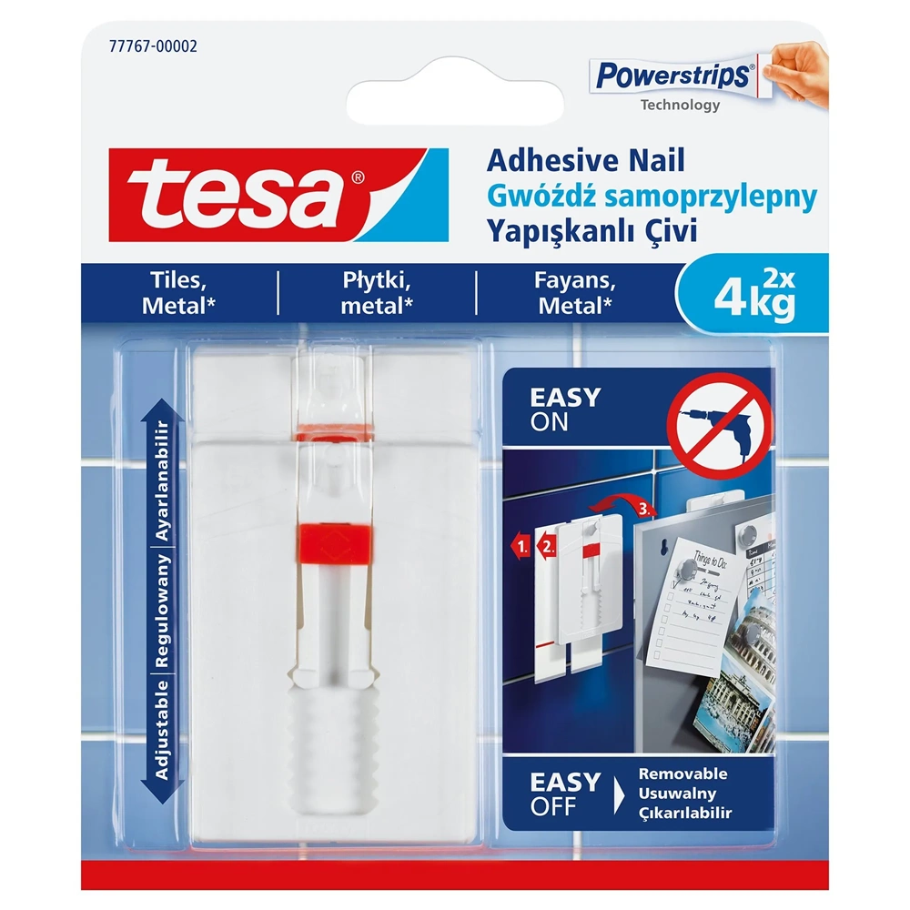 TESA AYARLANABİLİR İZ BIRAKMAYAN YAPIŞKANLI ASKI 77767-00007-00