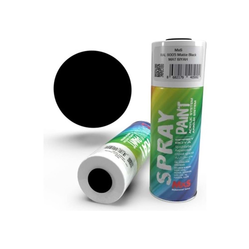 SPREY BOYA İPREKSİ MAT SİYAH RAL9005-İ 400ML