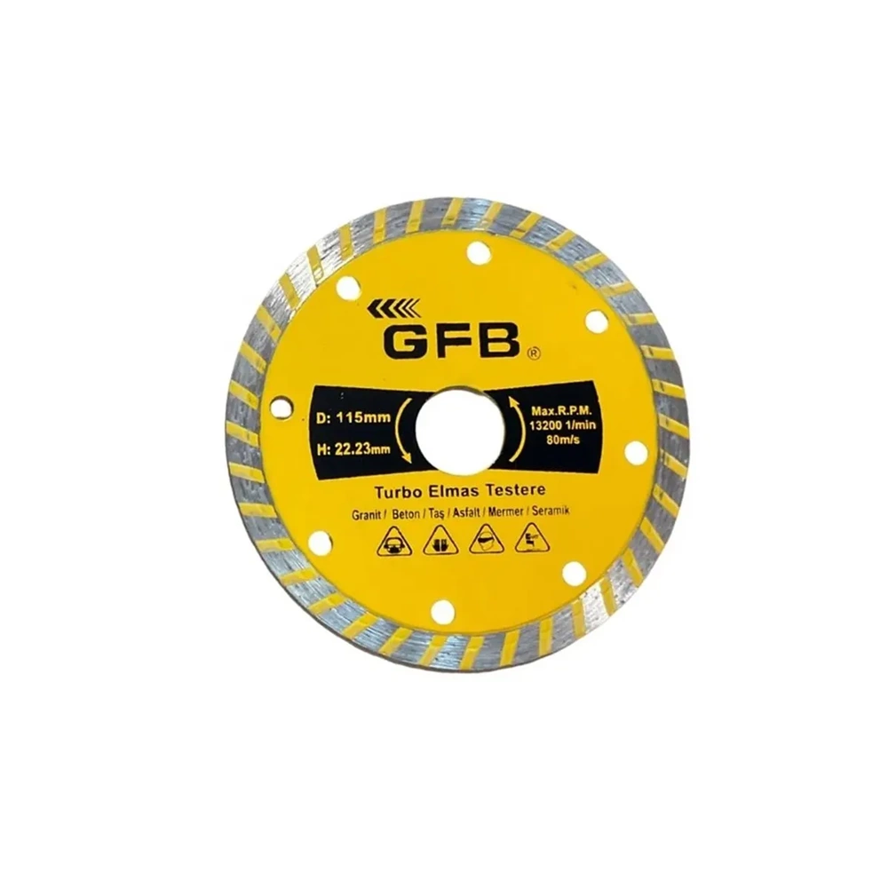 TURBO ELMAS ( MERMER-GRANİT ) KESME 115MM 2385