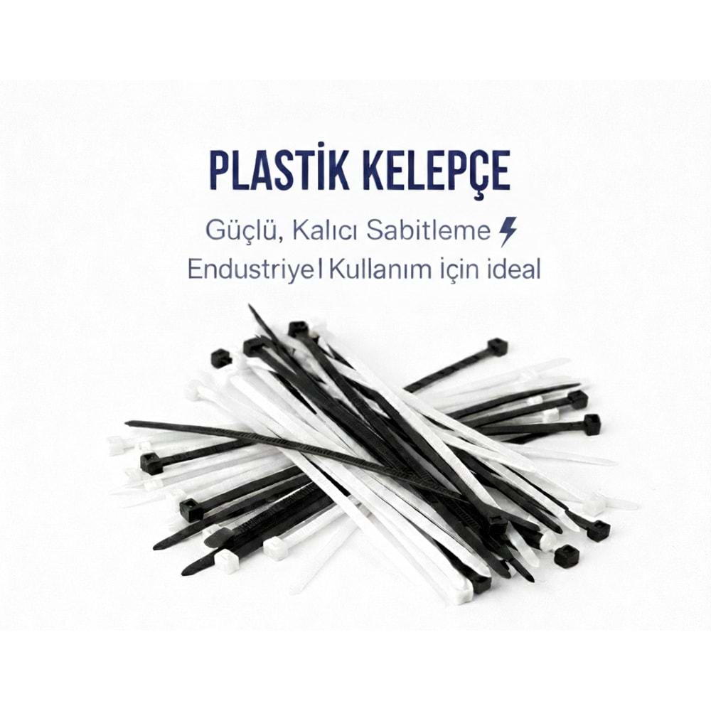 KABLO CIRTI 8MMX650MM SİYAH