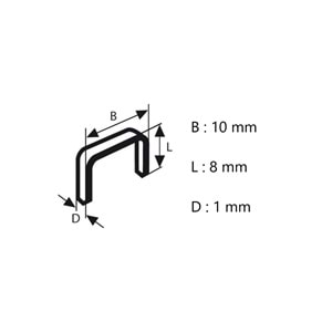 YEDEK ZIMBA TELİ TYPE 53 3-8MM NO.3 1000 AD.