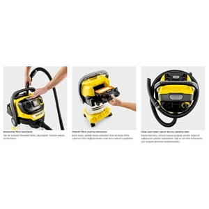 KARCHER WD 6 PSD V 30/6/22/T ISLAK KURU SÜPÜRGE 30LT.