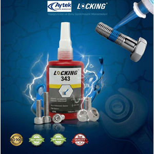 LOCKİNG 343 / 50ML CİVATA SABİTLEYİCİ ORTA DERECE