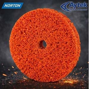 NORTON BOYA KAZIYICI PAS GİDERİCİ DİSK TURUNCU 100MM