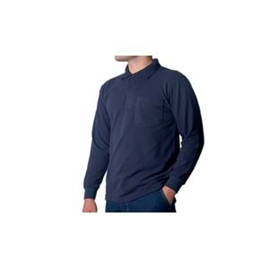 POLO YAKA UZUN KOL SWEAT LACİVERT XL