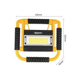 WATTON ŞARJLI KATLANIR LED LAMBA WT-328