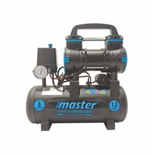 MASTER KOMPRESÖR 8LT. SESSİZ YAĞSIZ 534050