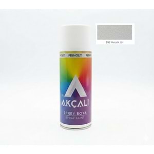 AKÇALI 357 SPREY BOYA METALİK GRİ 400ML