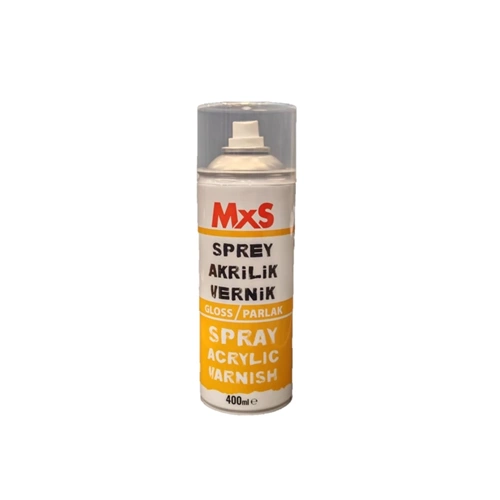 ŞEFFAF SPREY PARLAK VERNİK 400ML. MXS