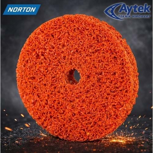 NORTON BOYA KAZIYICI PAS GİDERİCİ DİSK TURUNCU 100MM