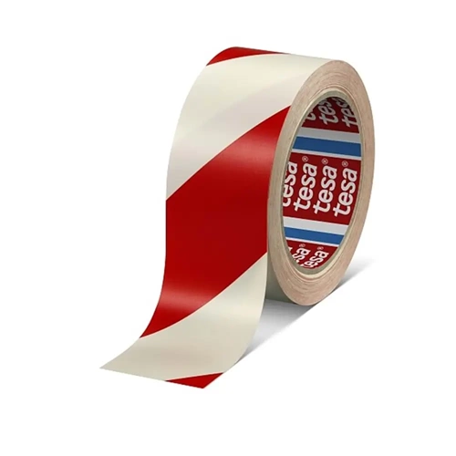 TESA YER İŞARETLEME BANTI 50*33MT. KIRMIZI-BEYAZ 60760-00092