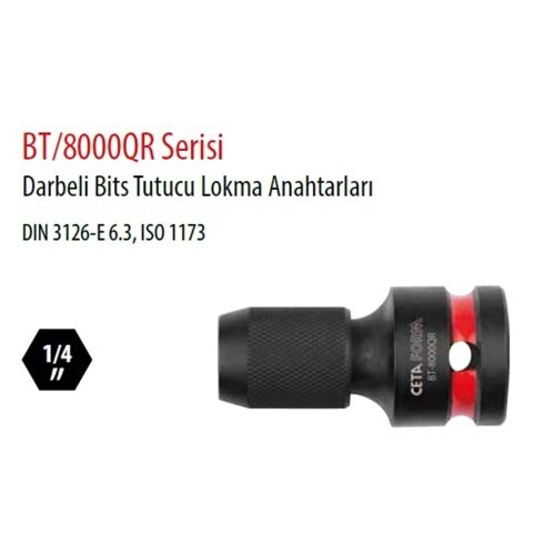 DARBELİ BİT'S TUTUCU LOKMA 1/2'' > 1/4