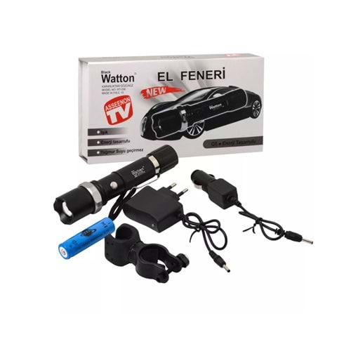 WATTON ŞARJLI LED LAMBA WT-038