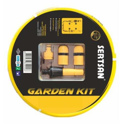 SPRİNG GARDEN SU HORTUMU ÖRGÜLÜ SET 1/2''*30MT. 62021