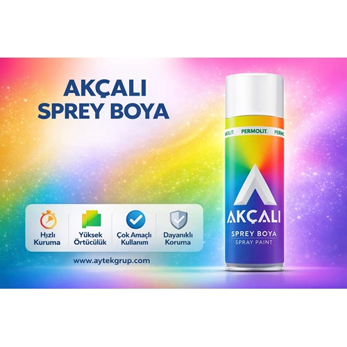 AKÇALI 9016 TRAFİK BEYAZ SPREY BOYA 400ML
