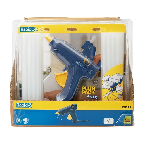 RAPİD SICAK SİLİKON TABANCASI 250WATT + 500GR. SİLİKON EG111