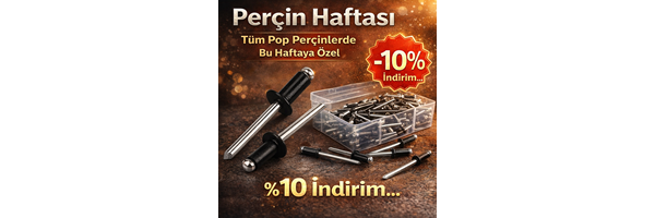 Perçin Haftası Tüm Pop Perçinlerde Bu Haftaya Özel %10 İndirim...