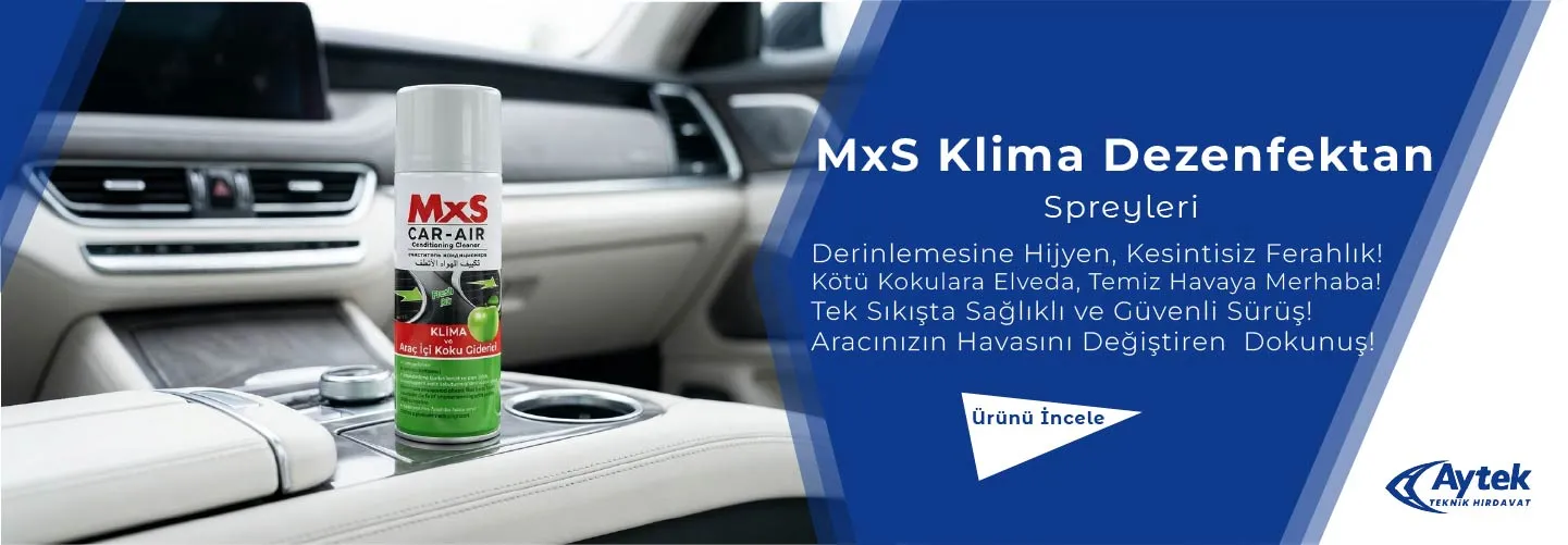 MxS Klima Dezenfekte Spreyleri - Aytek Grup