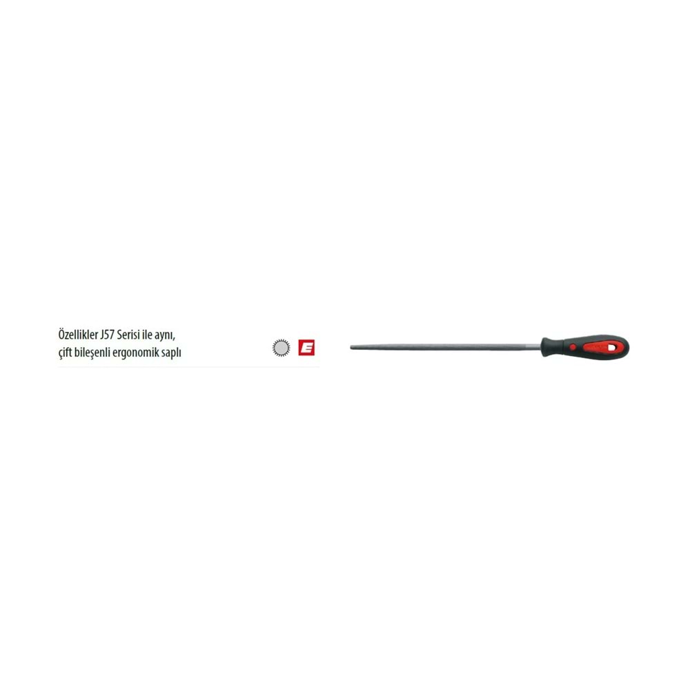 YUVARLAK EĞE/ORTA DİŞ/10/ 250MM J57-210H CF
