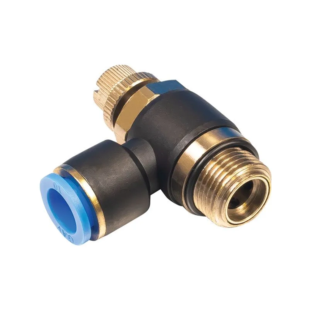 PNOMATİK HIZ AYARLI DİRSEK G 1/4-12MM JSC 12-02 ESC 12-G02