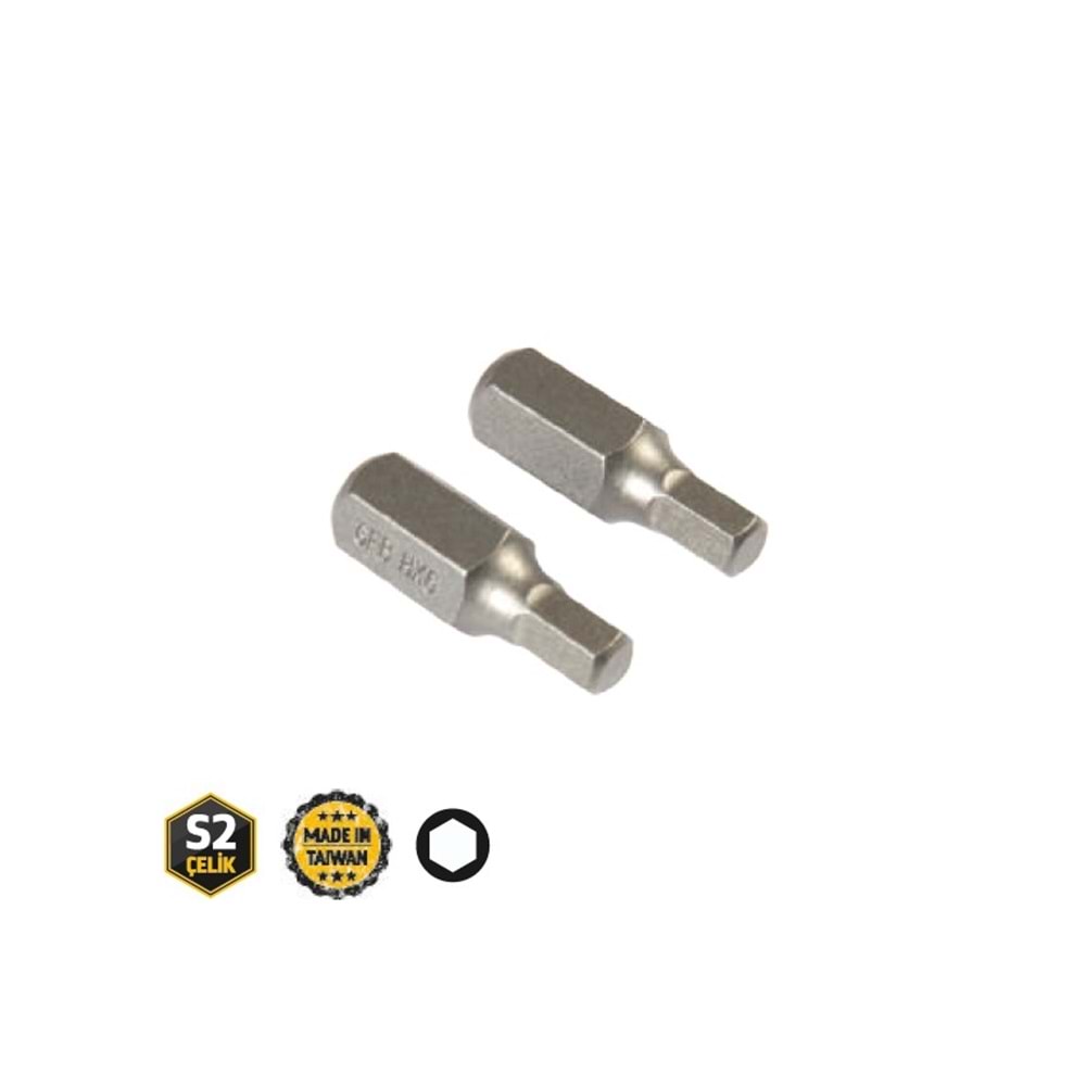 ALLEN BİT'S UÇ KISA 6*30MM 2469