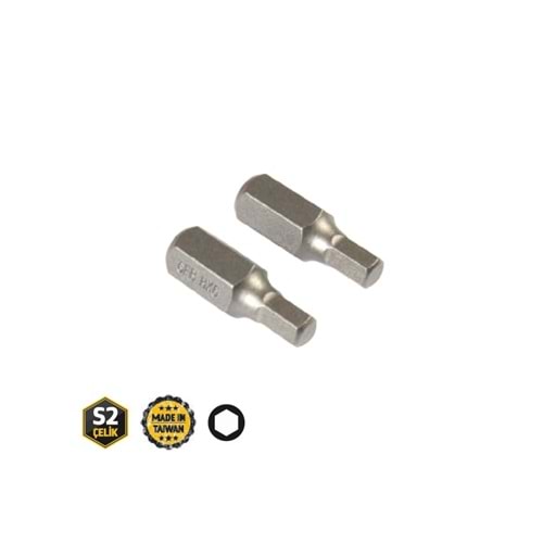 ALLEN BİT'S UÇ KISA 6*30MM 2469