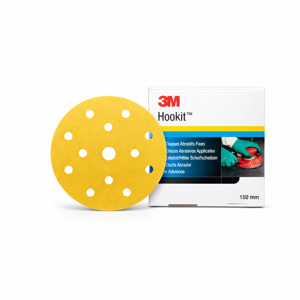 3M 255P+ SARI ZIMPARA 150MM 500KUM 15 DELİKLİ