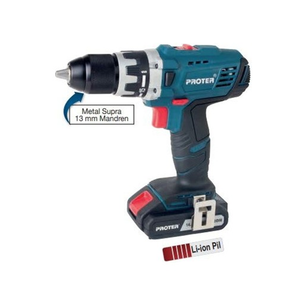 ŞARJLI MATKAP 14.4V 13MM 2.0AH PST 414 SL