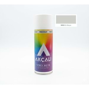 AKÇALI 9002 SPREY BOYA GRİ BEYAZ 400ML