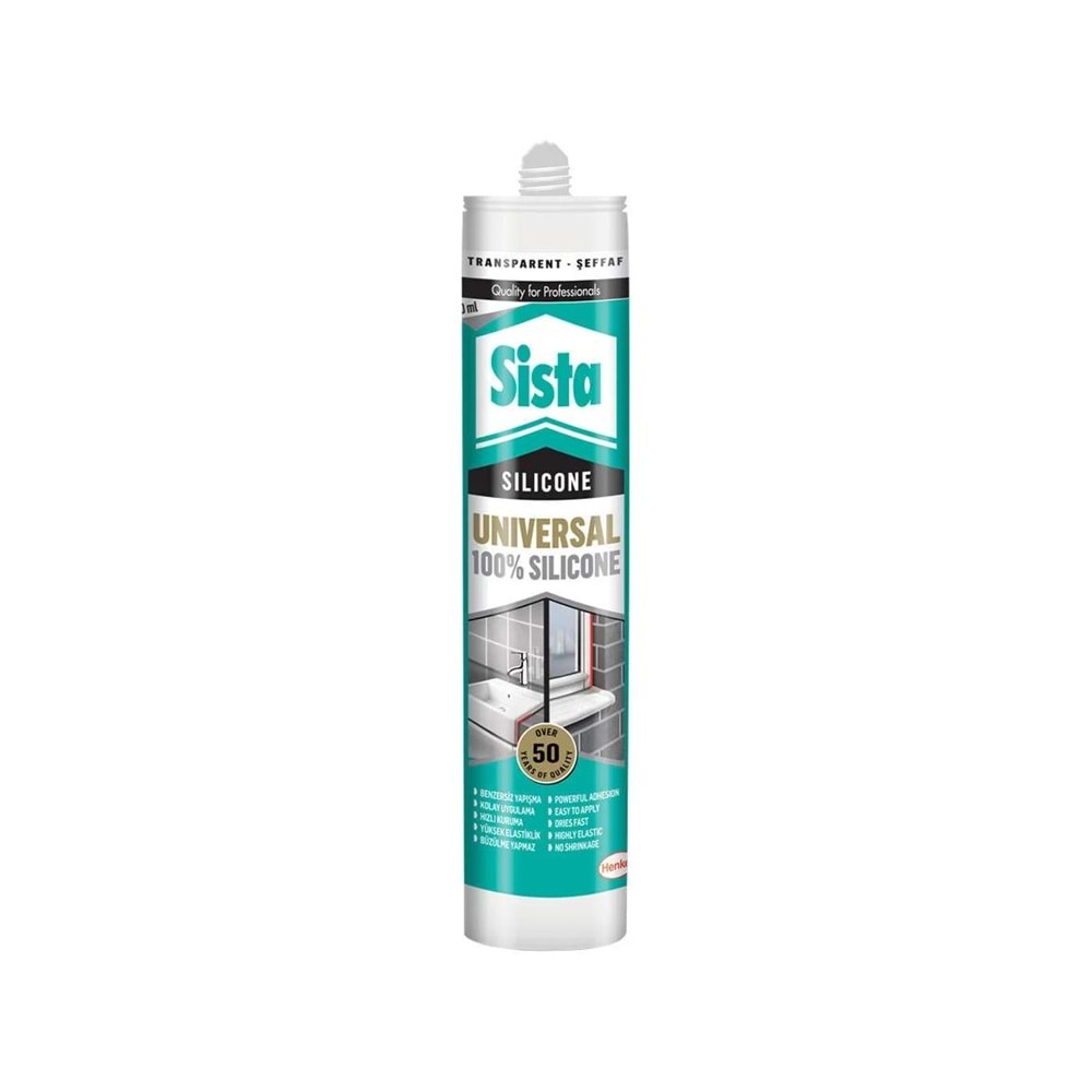 SİSTA SİLİKON 280ML ŞEFFAF
