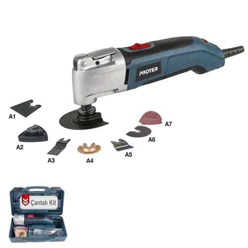 ELEKTRONİK HIZ AYARLI ÇOK AMAÇLI MAKİNA PR 1001 X MULTİ 350WATT