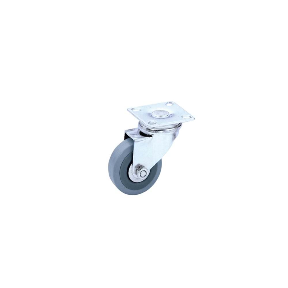 MOBİLYA TEKERİ DÖNERLİ GRİ 50*20MM