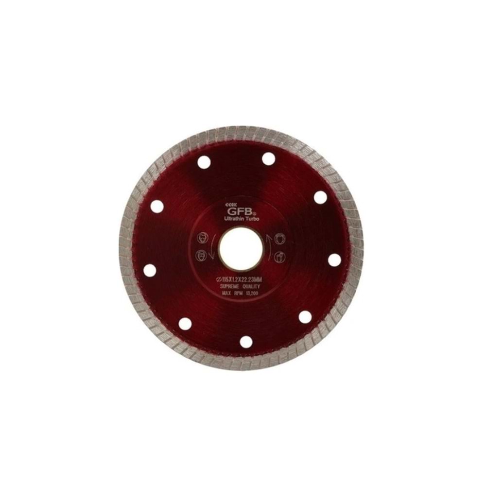 HASSAS KESİM İNCE TURBO ELMAS SERAMİK-FAYANS 180*1.8MM 2393
