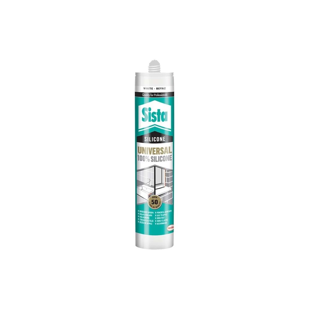 SİSTA SİLİKON 280ML BEYAZ
