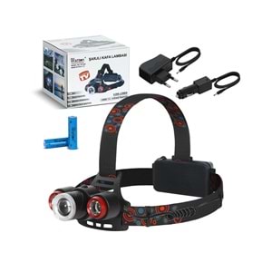 WATTON ŞARJLI 6000 LÜMEN LED KAFA LAMBASI WT-632